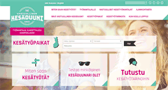 Desktop Screenshot of kesaduuni.org