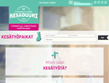 Tablet Screenshot of kesaduuni.org